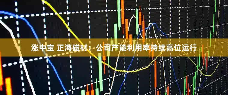 涨中宝 正海磁材：公司产能利用率持续高位运行